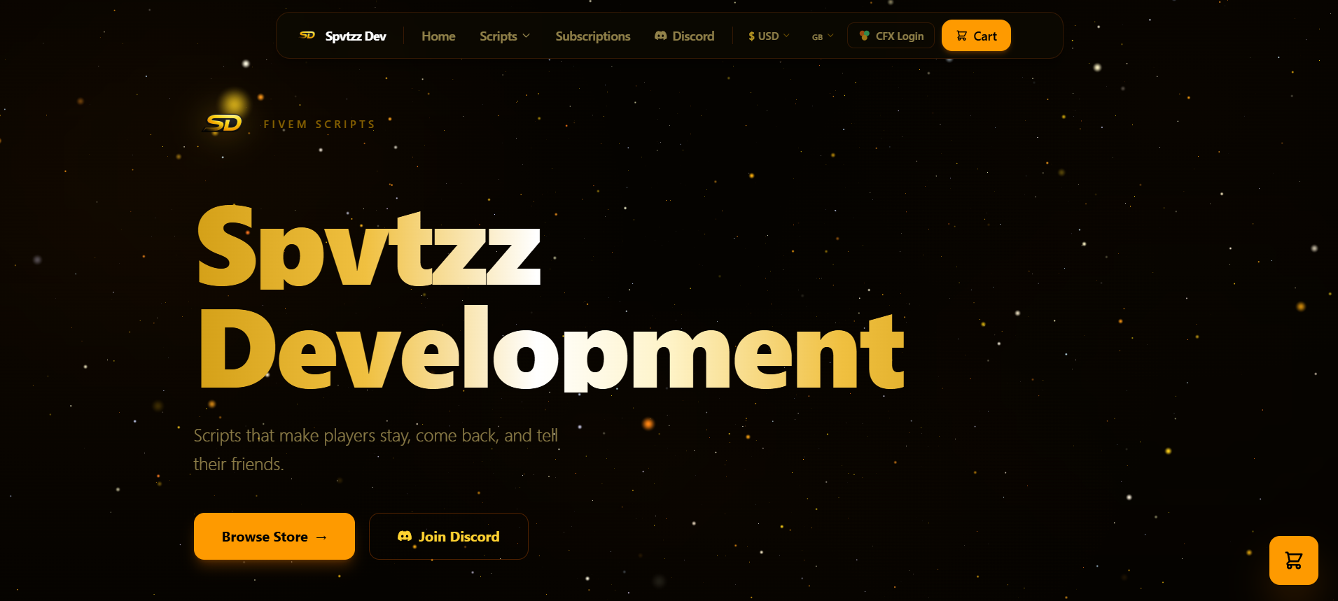 SPVTZZ Dev website preview